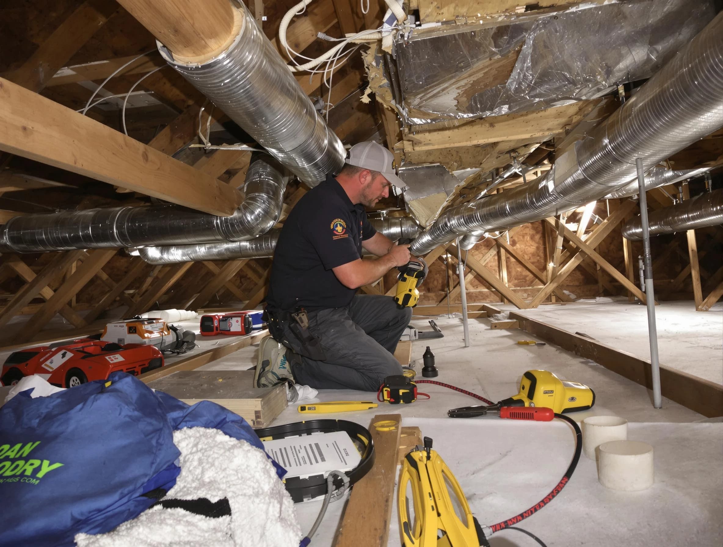 Professional air duct repair by Huntington Beach Air Duct Cleaning in Huntington Beach