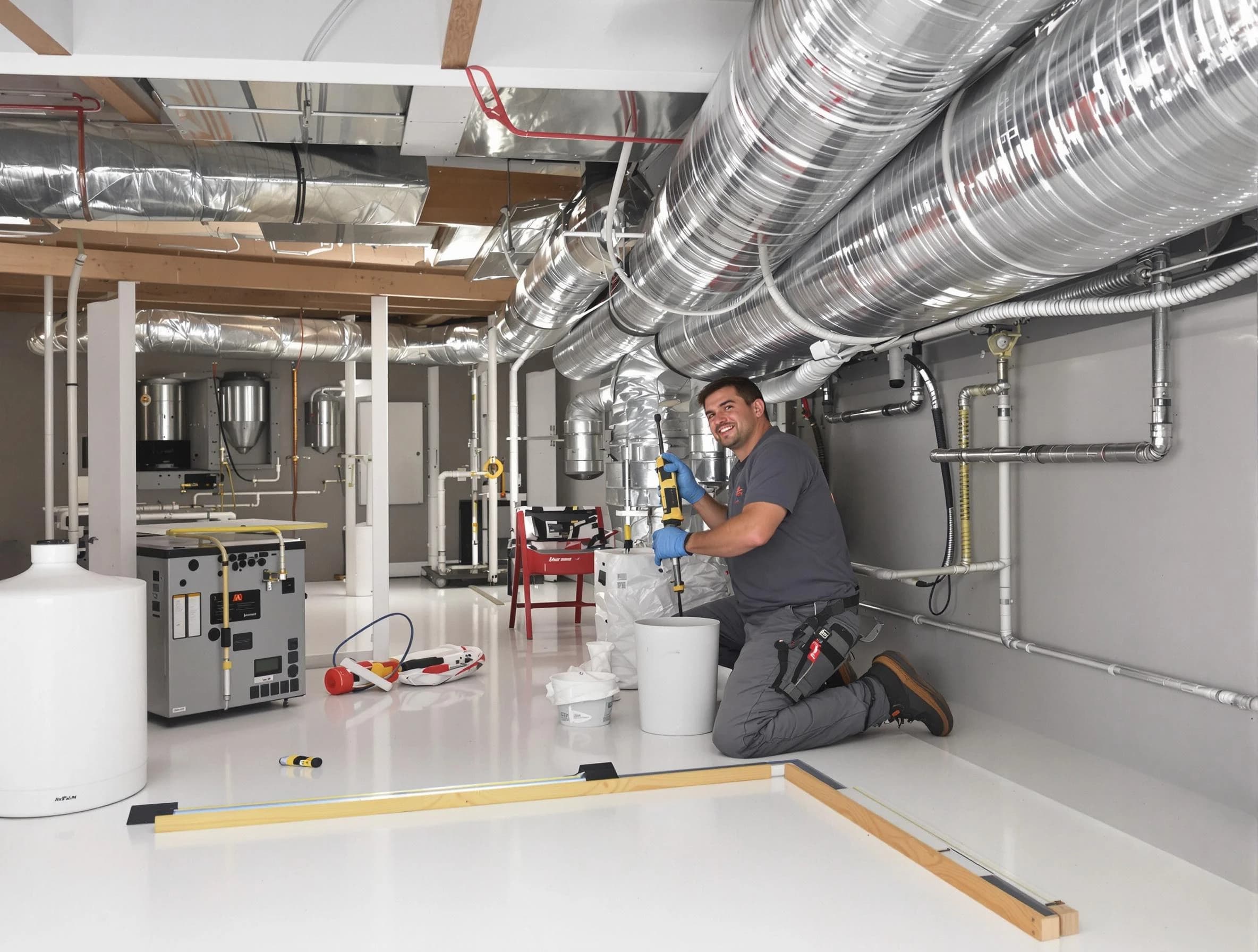 Professional duct sealing service by Huntington Beach Air Duct Cleaning in Huntington Beach